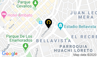 Mapa de Velas Tungurahua en Ambato