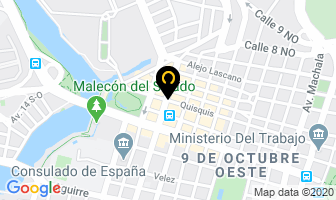 Mapa de Vidal Maspons Xavier Ing. Com. en Guayaquil