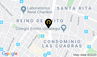 Mapa de Vidrieria Avil Servicios en Quito