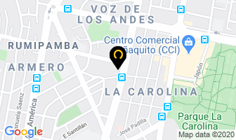 Mapa de Vidrieria Bautista en Quito