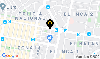 Mapa de Vidrierias Y Aluminio en Quito