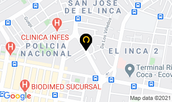 Mapa de Xtreme Tire en Quito