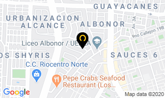 Mapa de Zav Zona Creativa en Guayaquil
