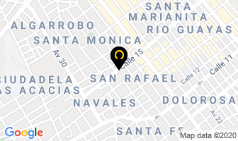 Mapa de Zona De Uñas en Manta