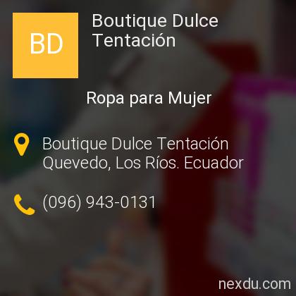 Boutique Dulce Tentación en Quevedo - Teléfonos y Dirección