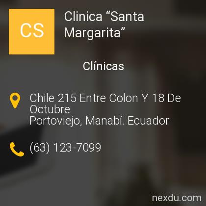 Clinica Santa Margarita En Portoviejo Telefonos Y Direccion