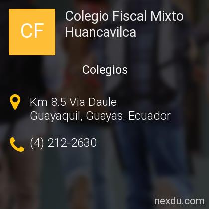 Colegio Fiscal Mixto Huancavilca En Guayaquil Telefonos Y Direccion