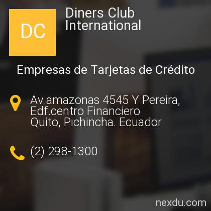 Diners Club International en Quito - Teléfonos y Dirección