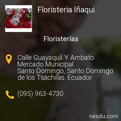 Floristeria Iñaqui en Santo Domingo - Teléfonos y Dirección