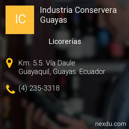 Industria Conservera Guayas En Guayaquil Telefonos Y Direccion