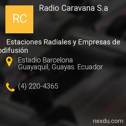 Radio Caravana S.a en Guayaquil Tel fonos y Direcci n