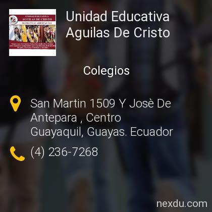 Unidad Educativa Aguilas De Cristo en Sucre, Guayaquil - Teléfonos y  Dirección