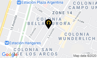 Mapa de Academia Ars Artis en Ciudad de Guatemala