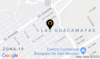 Mapa de Aceros Profesionales en Ciudad de Guatemala