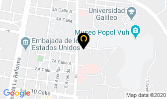Mapa de Acne Center en Ciudad de Guatemala