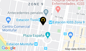 Mapa de Adn Sistemas en Ciudad de Guatemala