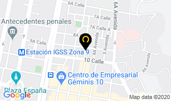 Mapa de Agencia De Seguros Solidez Profesional S.a. en Ciudad de Guatemala