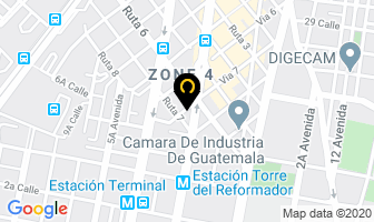 Mapa de Agencias Circ en Ciudad de Guatemala