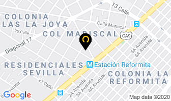 Mapa de Agencias Way en Ciudad de Guatemala