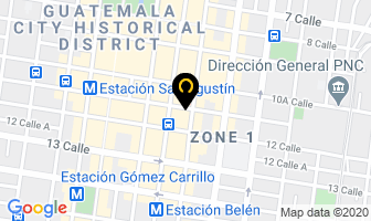 Mapa de Agil Express en Ciudad de Guatemala