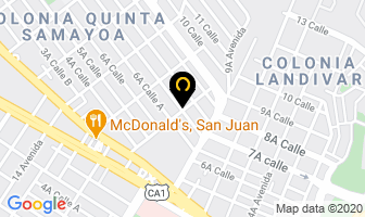 Mapa de Alfa Video Films en Ciudad de Guatemala