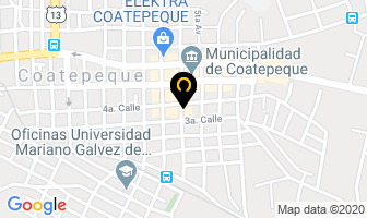 Mapa de Almacenes Tropigas en Coatepeque