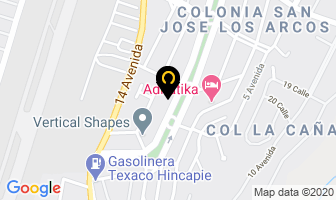 Mapa de Alnabi en Antigua Guatemala