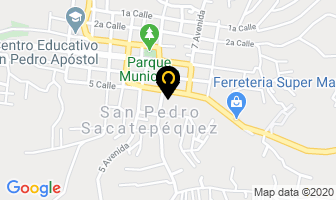 Mapa de Alquifiestas San Lucas en San Pedro Sacatepéquez