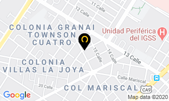 Mapa de Aluminios Videma S.a. en Ciudad de Guatemala