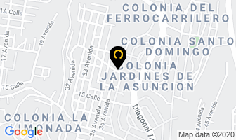 Mapa de Ambientes en Ciudad de Guatemala
