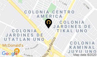 Mapa de AmÉrica en Ciudad de Guatemala