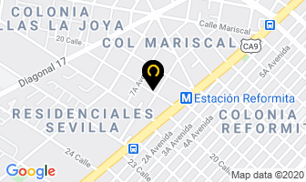 Mapa de Animotion en Ciudad de Guatemala