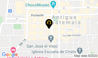 Mapa de Antigua Realty en Antigua Guatemala