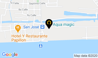 Mapa de Aqua Magic en Puerto San José