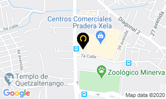 Mapa de Aquaproyectos en Quetzaltenango