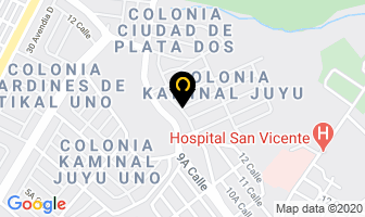 Mapa de Aroma Life en Ciudad de Guatemala