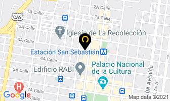 Mapa de Arquitectura Creativa en Ciudad de Guatemala