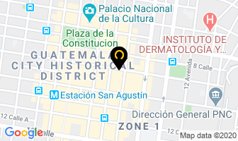 Mapa de Artecentro en Ciudad de Guatemala