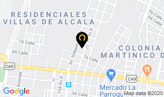 Mapa de Asc Amiel´s Consulting en Guatemala
