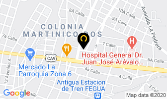 Mapa de Aserpro en Ciudad de Guatemala