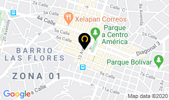 Mapa de Asfipro en Quetzaltenango