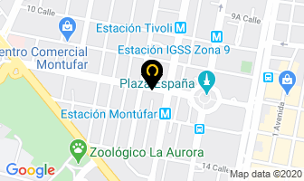 Mapa de Ashbor en Ciudad de Guatemala