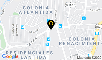 Mapa de Astcomputacion en Antigua Guatemala