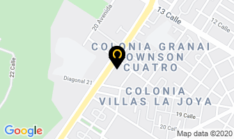 Mapa de Audio Center en Ciudad de Guatemala