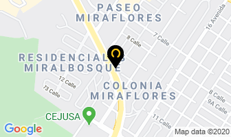 Mapa de Auto Ventas Wallys en Ciudad de Guatemala