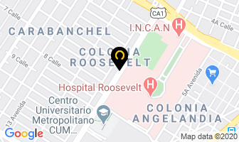 Mapa de Bances Amilcar en Ciudad de Guatemala