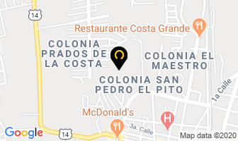 Mapa de Banco Promerica en Escuintla