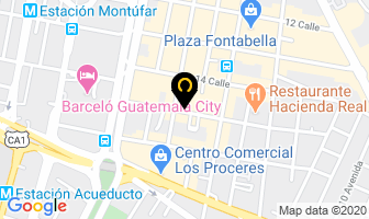 Mapa de Barber Co. en Ciudad de Guatemala