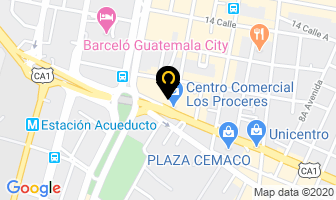 Mapa de BaterÍas Etc. en Ciudad de Guatemala
