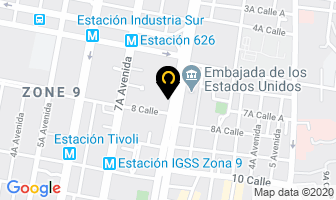 Mapa de Berlitz en Ciudad de Guatemala